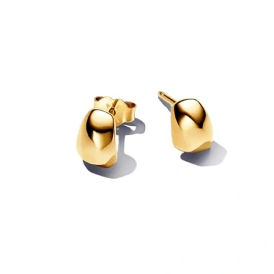 Afbeelding van Pandora Essence 14K vergulde metalen oorbellen, geelgoud, Geen edelsteen