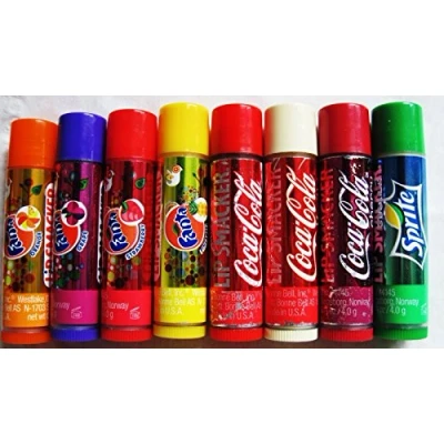 Afbeelding van Lip Smacker Coca Cola Collection, Lippenbalsem Grape Fanta geïnspireerd op Cola, hydraterend en verfrissend, afzonderlijk verpakt