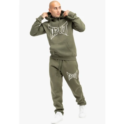Afbeelding van Tapout Normale Passform Lifestyle Hoodie, Heren, Maat: XXL, Olive ecru