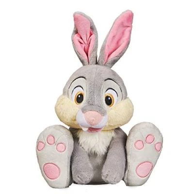 Afbeelding van Disney Store Panpan Pluche dier Bambi 35 cm knuffelig konijn met zachte afwerking, geborduurde details en pluizige bekleding, geschikt voor alle leeftijden, maat M
