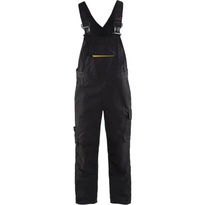Afbeelding van Blaklader Bretelbroek met stretch 2695 1330 Zwart/High Vis Geel C56