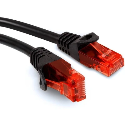 Afbeelding van Kabel patchkabel UTP cat6 plug 1 m zwart Maclean MCTV 740