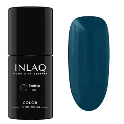 Afbeelding van INLAQ® HEMA Free Nagellak, UV, LED, gel, Proud Peacock 6 ml, Nail Polish Gel zonder HEMA, UV nagellak in verschillende kleuren LED