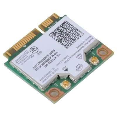 Afbeelding van Intel 3160 Dual Band Wireless AC + Bluetooth Mini PCIe kaart ondersteunt 2,4 en 5,8 GHz B/G/N/AC banden