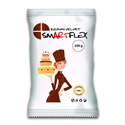 Afbeelding van SmartFlex Fondant Bruin Velvet 250g