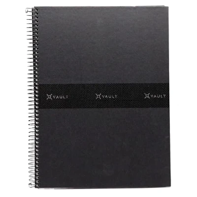 Afbeelding van Kangaro spiraalblok VAULT formaat A4 hardcover met ruit 5mm 2 stuks AN 099614 A