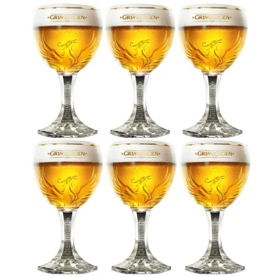 Afbeelding van Grimbergen Bierglazen Op Voet 250 ml 6 Stuks