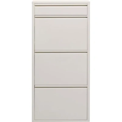 Afbeelding van Schoenenkast Caruso creme 3+1 laden Kare Design