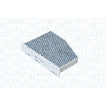 Afbeelding van MAGNETI MARELLI 350203063540 Interieurfilter filter insert, Carbon 209, 142 272 58 VOLKSWAGEN: GOLF 5, 6, Caddy 3, AUDI: A3 Sportback