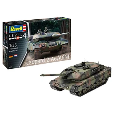 Afbeelding van 1:35 Revell 03281 Leopard 2 A6/A6NL Tank Plastic Modelbouwpakket