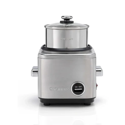 Afbeelding van Cuisinart Rijst En Granenkoker 0,8 Liter CRC400E Zilver