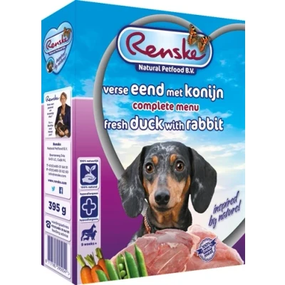 Afbeelding van Renske Vers Vlees Eend / Konijn 395 GR (10 stuks)