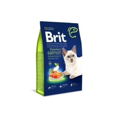 Afbeelding van Brit Premium by Nature Cat Sterilized Salmon 1,5 kg