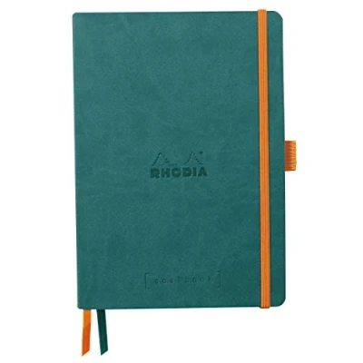 Afbeelding van Rhodia Goalbook Dotted A5 Softcover Paon
