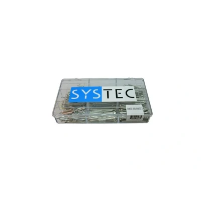 Afbeelding van SYSTEC assortimentsdoos splitpennen verzinkt 9 maten DIN 94 (580 delig)