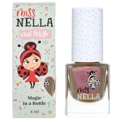 Afbeelding van Miss Nella Cosmic Cutie speciale gouden nagellak met glitter voor kinderen, peel off formule, op waterbasis en geurloos