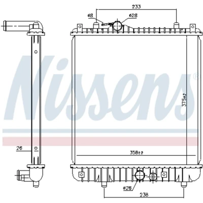 Afbeelding van Nissens Radiateur 630787