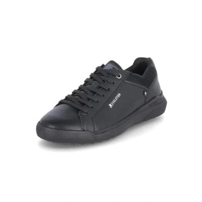 Afbeelding van Rieker Sneakers laag, Heren, Maat: 40, Schwarz Leer en textiel