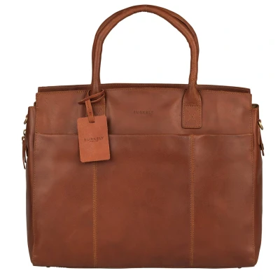 Afbeelding van Burkely Vintage Doris Laptop Bag 15.6&quot; cognac