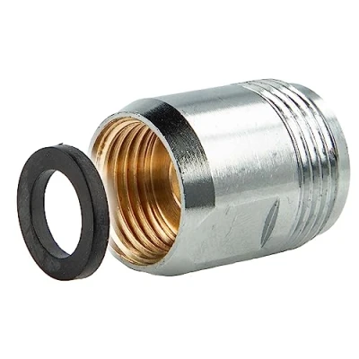 Afbeelding van tecuro Stekkeradapter voor kraanuitloop 1/2 IG x 3/4 AG