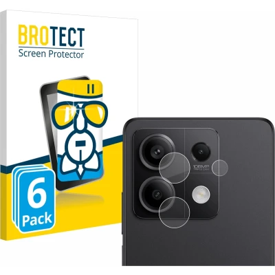 Afbeelding van BROTECT Screenprotector voor Xiaomi Redmi Note 13 Pro 5G (ALLEEN Camera Lens) Folie Beschermfolie Beschermglas transparant (6 Stuks)