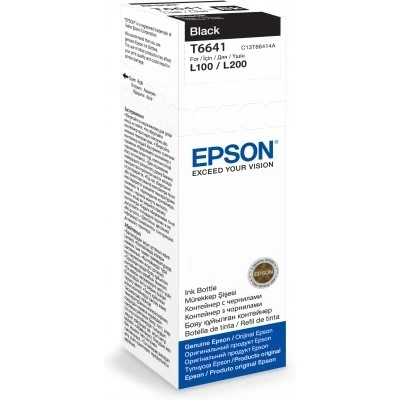 Afbeelding van Epson T6641 (C13T664140) Inktcartridge Zwart