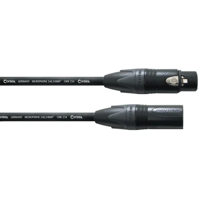 Afbeelding van Cordial CPM 7,5 FM XLR Verbindingskabel [1x bus 1x stekker] 7.50 m Zwart