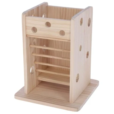 Afbeelding van Kerbl Huisdier hooi en groentetoren voor kleine dieren 24x24x30cm klein dier