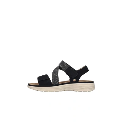 Afbeelding van Rieker Sandalen Dames Zwart