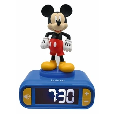 Afbeelding van Mickey Mouse 3D Wekker met nachtlampje en geluiden 3380743101088