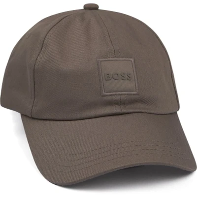 Afbeelding van BOSS Pet Derrel Bruin Maat Heren Petten