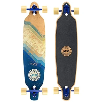 Afbeelding van Osprey Slide Fade 39&quot; Twin Tip Longboard Skateboard Duurzaam, Flexibel, Ideaal voor Downhill &amp; Cruising Max 100kg Abec 9 lagers