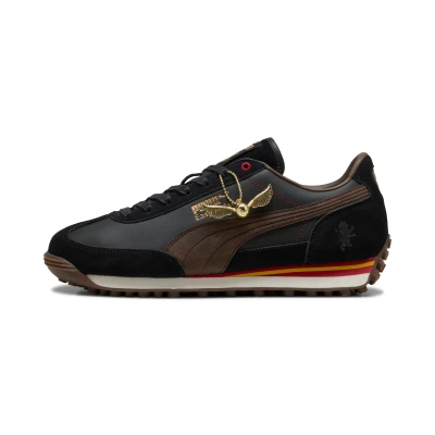Afbeelding van Puma EASY Rider Harry Potter Unisex Sneakers laag, Maat: 43, Black/chocolate Leer/ synthetisch