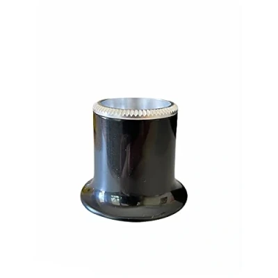 Afbeelding van Bergeon 2611 TN 6.7X Biconvex Air 1.5 horlogemakersvergrootglas, zwart.
