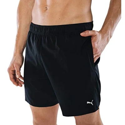 Afbeelding van PUMA Heren zwembroek Summer Short Deluxe zwemshorts, zwart (New Black), M