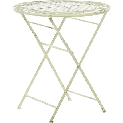 Afbeelding van Beliani BIVIO Tuintafel Groen 70 x cm IJzer