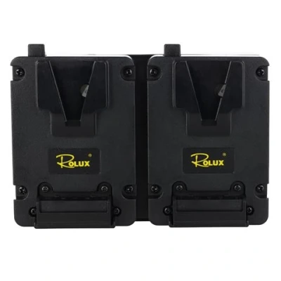 Afbeelding van Rolux Duo Mini V Mount Battery Plate RL AC16S