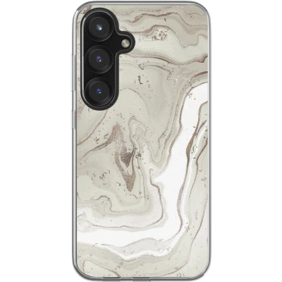 Afbeelding van imoshion hoesje Geschikt voor Samsung Galaxy S25 Design Sandy Marble