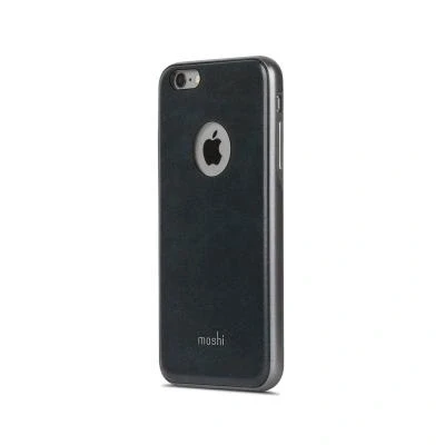 Afbeelding van Moshi iGlaze Napa iPhone 6 Plus 6s Zwart leer