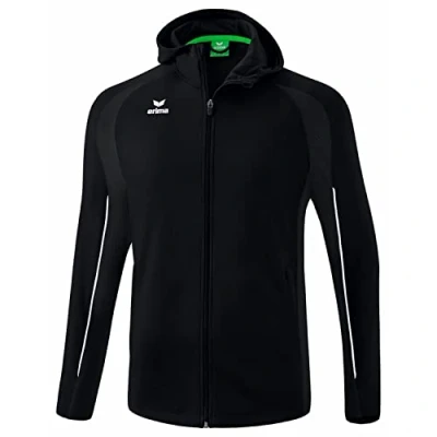 Afbeelding van ERIMA LIGA STAR trainingsjack met capuchon zwart/wit / XXL