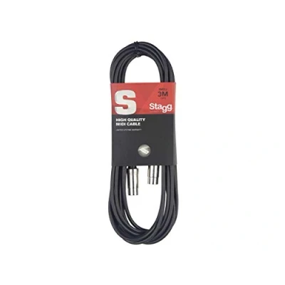 Image de Stagg SMD3 Câble Midi 3 m Noir