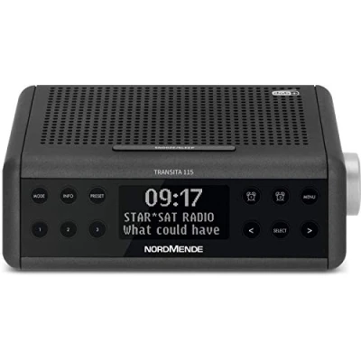 Afbeelding van Nordmende Transita 78 3009 00 wekkerradio 115 DAB DAB+, FM, sluimerfunctie, wekker, slaap), antraciet