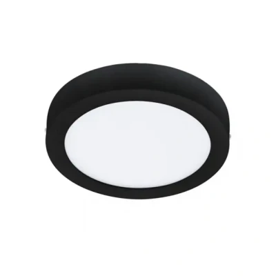 Afbeelding van EGLO connect.z Fueva Z Smart Opbouwlamp Ø 21 cm Zwart/Wit Instelbaar wit licht Dimbaar Zigbee