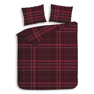 Afbeelding van Heckettlane Silvan Dekbedovertrek Lits jumeaux 240x200/220 cm Red