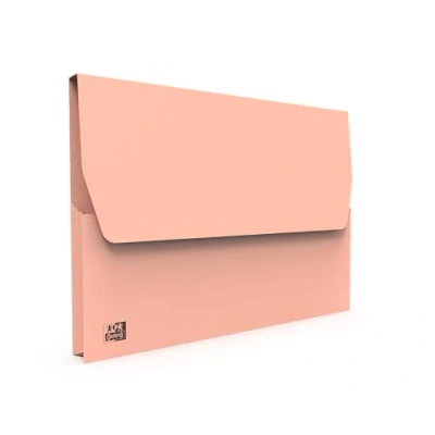 Afbeelding van OXFORD VIP hoezen 24 x 32 cm, inhoud 200 vellen krachtkaart, dikte 240 g, pastelroze, 10 stuks