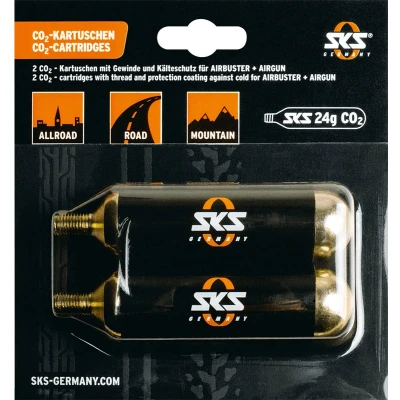 Afbeelding van SKS CO2 patronen 24gr voor Airbuster (2st)