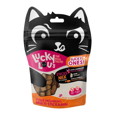 Afbeelding van 50g Lucky Lou Ones Sticks Mixpack I (3 soorten) kattensnacks