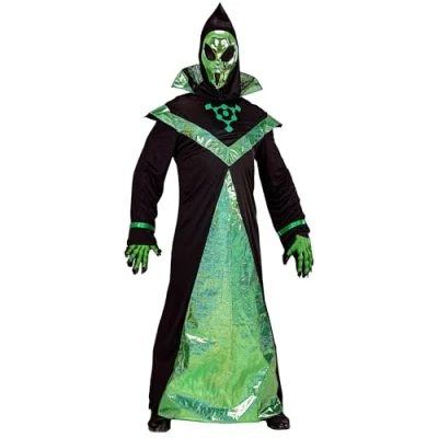 Afbeelding van WIDMANN MILANO Fashion Alien ruimtekostuum marsmen, carnaval, Halloween