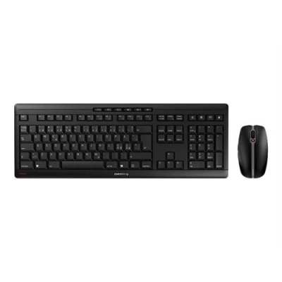 Image de CHERRY STREAM DESKTOP RECHARGE Ensemble clavier et souris sans fil 2.4 GHz Pan Nordic commutateur : SX noir