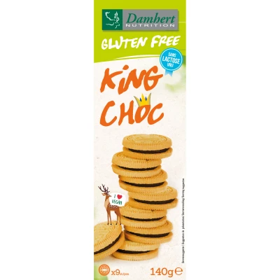Afbeelding van Damhert Gluten Free King Choc Koeken Lactose 140GR